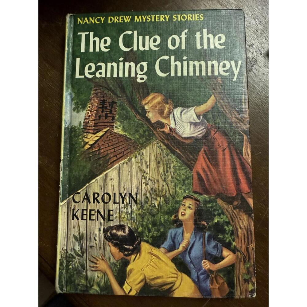 1st Edition Vintage Nancy Drew #26 The Clue of the Leaning Chimney